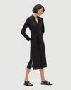 LAFAYETTE 148 PLUS-SIZE MIDWEIGHT MATTE JERSEY REA SHIRTDRESS