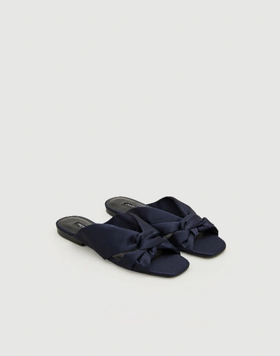 Lafayette 148 Hessania Sandal In Ink