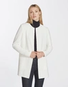 Lafayette 148 Plus-size Nouveau Crepe Rowena Jacket In Cloud