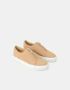 LAFAYETTE 148 CAMEL HAIR BADE SNEAKER