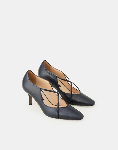 Lafayette 148 Sirena Heel In Ink