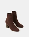 Lafayette 148 Bruna Sock Bootie In Truffle