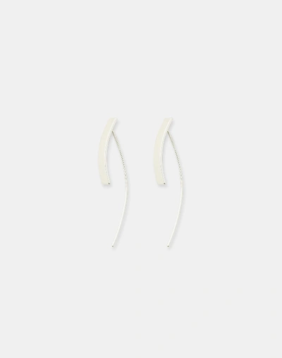 Lafayette 148 Linear Threader Earrings In Silver