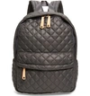 Mz Wallace City Backpack In Magnet Grey