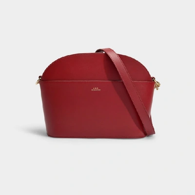 Apc Gabriella Bag In Whisky Leather In Red
