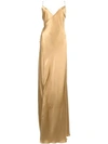 MICHELLE MASON STRAPPY WRAP GOWN