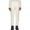 MONCLER GENIUS 2 MONCLER 1952 OFF-WHITE SPORTIVO LOUNGE trousers