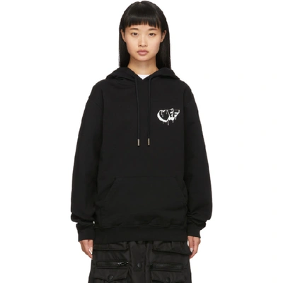 Off-white Markers Regual Sweatshirt In Black Cotton