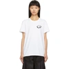 Off-white Graffiti Logo Print Cotton T Shirt In White