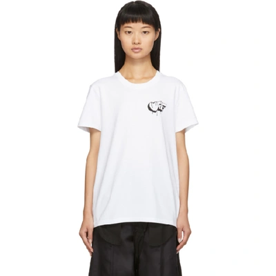 Off-white Printed T-shirt In White