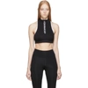 BURBERRY BURBERRY BLACK TAY CROPPED TANK TOP