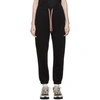 Burberry Embroidered Logo Track Trousers In Black