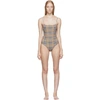 Burberry Vintage Check Swimsuit In Archive Bei