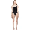 BURBERRY BURBERRY BLACK ZETA ONE-PIECE SWIMSUIT