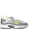 REEBOK DMX SERIES 2200 LEATHER AND MESH SNEAKERS