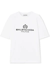 BALENCIAGA PRINTED COTTON-JERSEY T-SHIRT