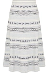 ADAM LIPPES FAIR ISLE KNITTED MIDI SKIRT