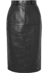 WE11 DONE FAUX LEATHER SKIRT