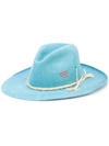 NICK FOUQUET DISTRESSED ROPE DETAIL HAT,486