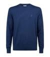 BURBERRY CASHMERE TB MONOGRAM SWEATER,14861591