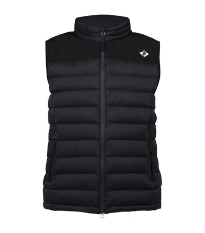 Burberry Tb-logo Quilted-down Gilet In Black