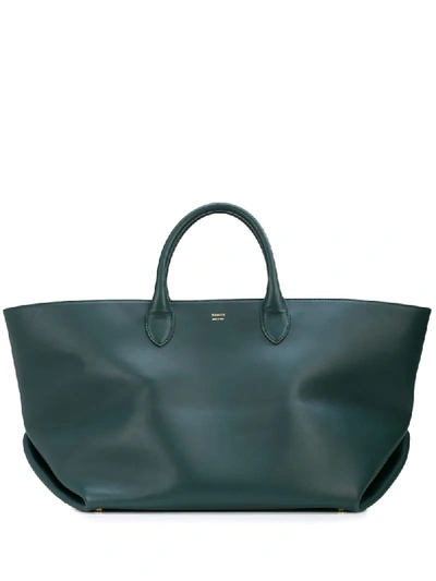 Khaite 'the Medium Envelope Pleat' Handtasche In Green