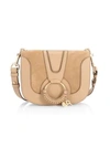 See By Chloé Small Hana Leather Crossbody Bag In Coconut Brown