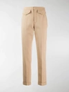 CHLOÉ HIGH-WAISTED SLIM-FIT TROUSERS,C19WPA0606414432632