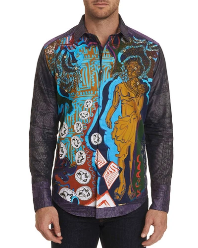 Robert Graham Limited Edition The Conyack Embroidered Sport Shirt In Multi