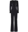 BALMAIN CRÊPE JUMPSUIT,P00405282