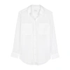 Equipment Slim Signature Silk Shirt In Bright White