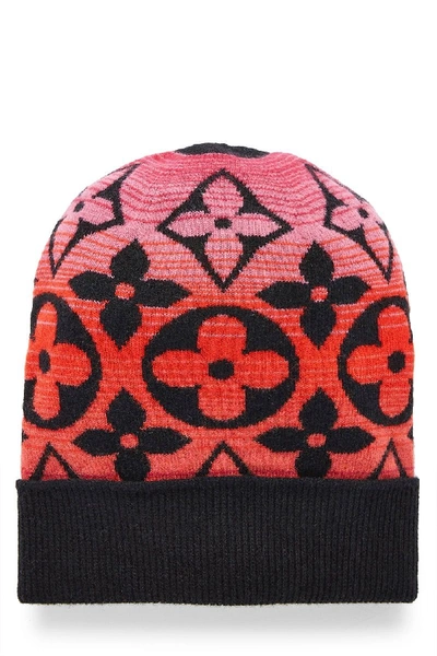 Pre-owned Louis Vuitton Multicolor Knit Monogram Hat