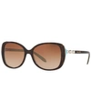 Tiffany & Co Tf4121b Square-frame Acetate Sunglasses In Havana/blue/brown Gradient