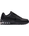 Nike Men's Air Max Ltd 3 Running Sneakers From Finish Line In Black/black-black
