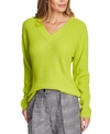 VINCE CAMUTO RIBBED V-NECK SWEATER