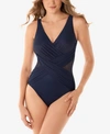 Miraclesuit Network Madero Crossover One-piece Swimsuit In Midnight