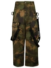 OFF-WHITE PAINTBRUSH TROUSERS,11063653