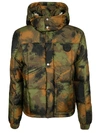 OFF-WHITE PAINT BRUSH CAMOU PUFFER JACKET,11063588