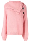 N°21 BUTTONED KNIT JUMPER