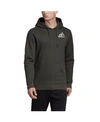 ADIDAS ORIGINALS MEN'S METALLIC BADGE OF SPORT FLEECE PULLOVER SWEATSHIRT