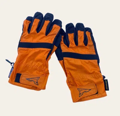 Pre-owned 20471120 Hyoma Dunlop Gloves In Orange