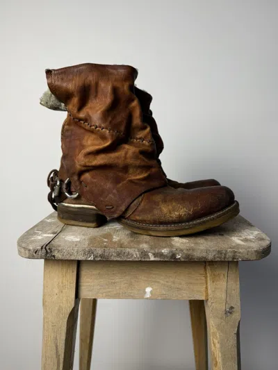 Pre-owned 20471120 X A S 98 A.s. 98 Airstep Guidi Style Style Leather Boots