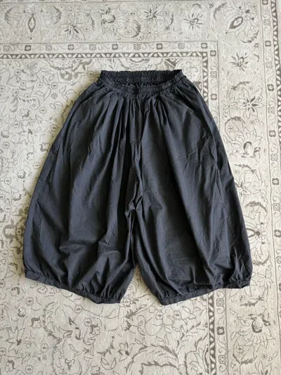 Pre-owned 20471120 X Avant Garde Avantgarde Japan Style Parachute Long Shorts Washed Black