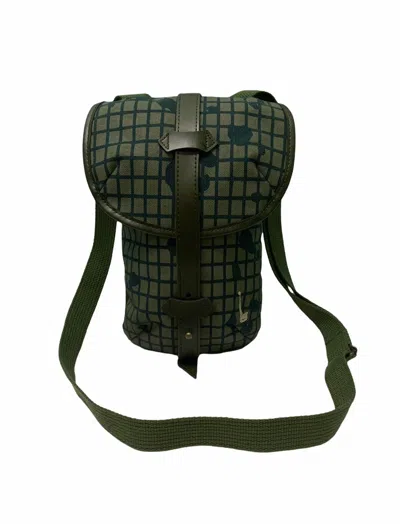 Pre-owned 20471120 X Bag Beauty:beast Messenger Crossbody Sling Bag In Green