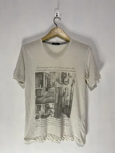 Pre-owned 20471120 X Hysteric Glamour Japanese Mitex Poem Tshirt