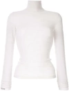 BARRIE ROLL-NECK FITTED SWEATER