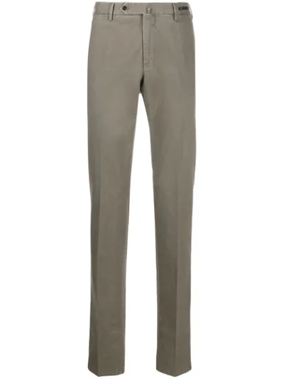 Pt01 Slim-fit Chinos In Grey