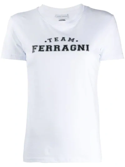 Chiara Ferragni Logo T恤 In White
