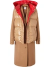 BURBERRY PANELED COAT