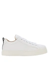 CHLOÉ LAUREN LOW-TOP LEATHER SNEAKERS,060039654629